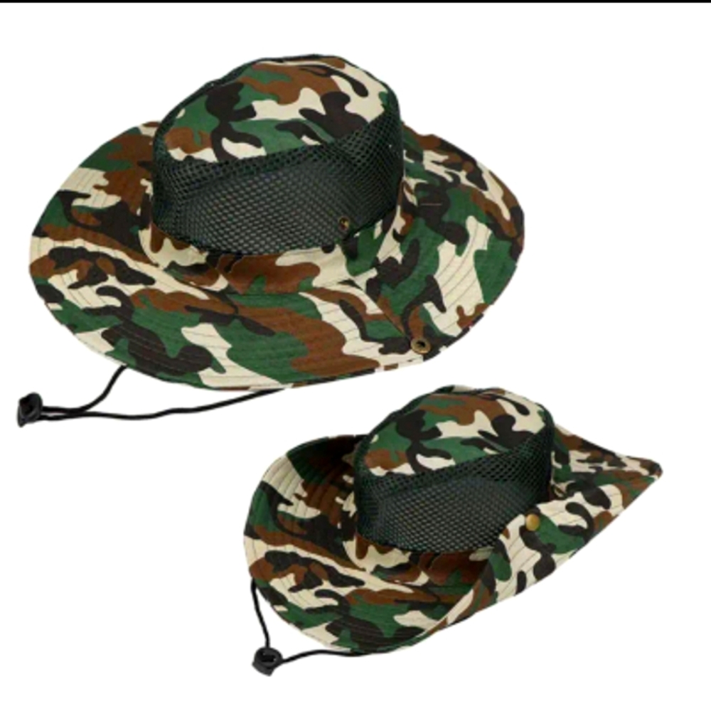 Camo Pattern Boonie Outdoor Camping Hat